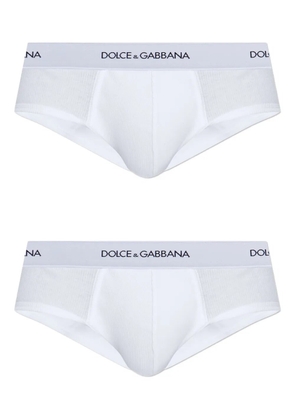 Dolce & Gabbana logo-waistband briefs (pack of two) - White