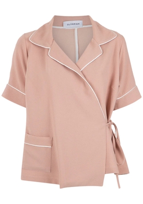 Olympiah wrap style shirt - Pink