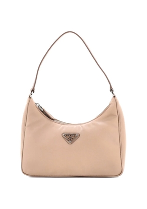 Prada Pre-Owned Re-Edition 2000 Tessuto Mini hobo bag - Neutrals