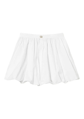 TWINSET cotton-blend skirt - White