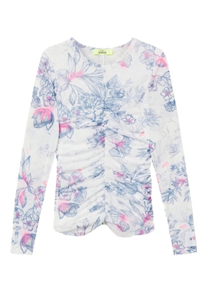 TWINSET all-over print top - Neutrals