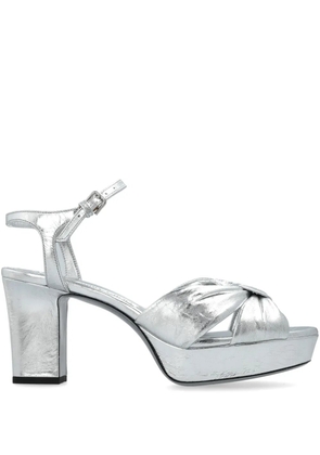 Jimmy Choo 80mm Heloise sandals - Silver