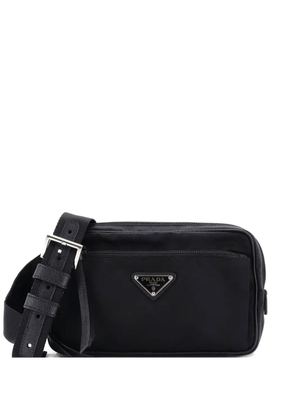 Prada Pre-Owned Zip Waist Bag Tessuto Small belt bag - Black