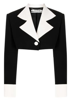 Kimhekim two-tone cropped jacket - Black