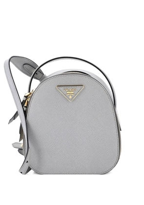 Prada Pre-Owned Odette Zip Saffiano Leather Mini backpack - Grey