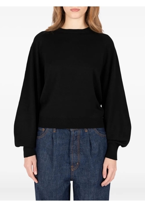 Société Anonyme Ellen balloon-sleeve knitwear - Black