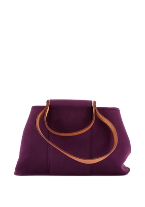 Hermès Pre-Owned Cabag Elan Toile and Leather 39 tote bag - Purple