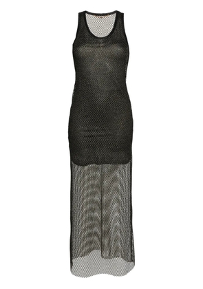 Palm Angels mesh maxi dress - Black