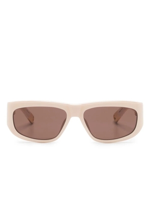 Jacquemus Les Lunettes Pilota sunglasses - Neutrals
