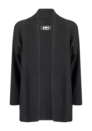Labo Art long-sleeve open-front cardigan - Black