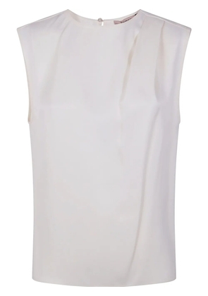 TWINSET pleat-detail top - White