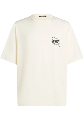 Karl Lagerfeld Ikon-patch T-shirt - White