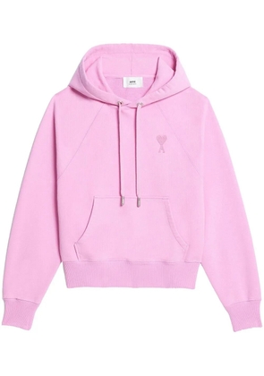 AMI Paris Ami de Coeur monogram hoodie - Pink