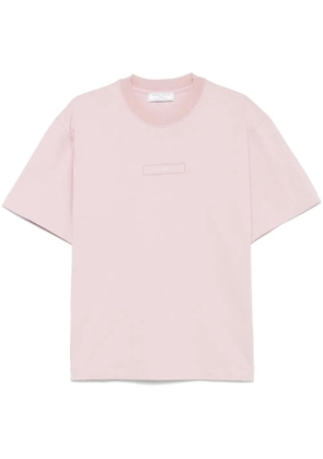 Société Anonyme Binary-embroidered T-shirt - Pink