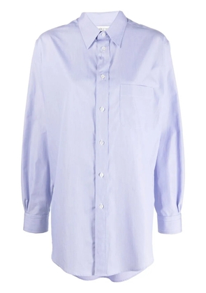 Maison Margiela long-sleeve piqué shirt - Blue
