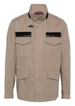 Fay multi-pocket field jacket - Brown