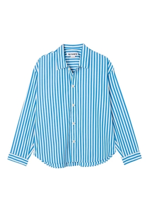 Sunnei striped cotton shirt - Blue