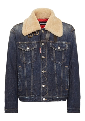 DSQUARED2 Aviator denim jacket - Blue