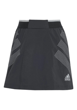 adidas logo-print mini skirt - Black