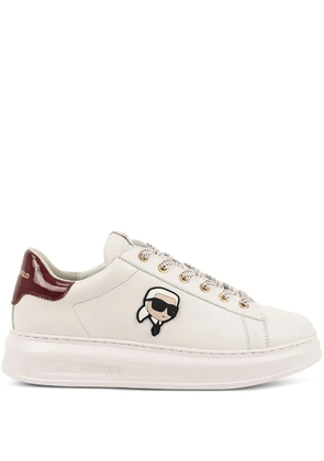 Karl Lagerfeld KAPRI leather sneakers - White