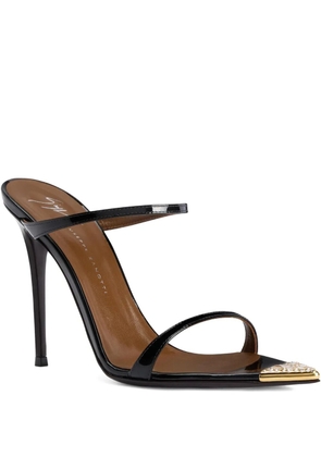 Giuseppe Zanotti 105mm Intriigo Jewelry crystal-embellished sandals - Black