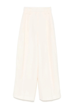 Jil Sander pleat-detailed trousers - White