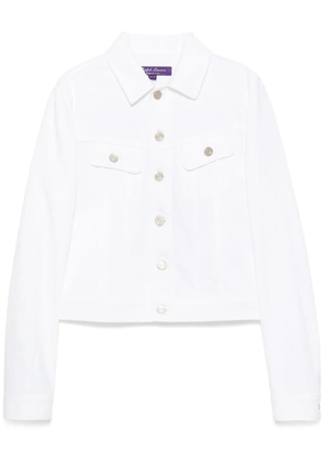 Ralph Lauren Collection cropped denim jacket - White