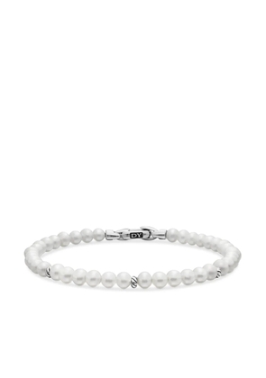 David Yurman sterling silver Bijoux Spiritual Beads pearl bracelet (4mm)