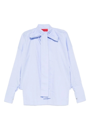 THELATEST bow-detail shirt - Blue
