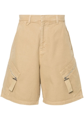 Jacquemus Le Short canvas cotton shorts - Neutrals
