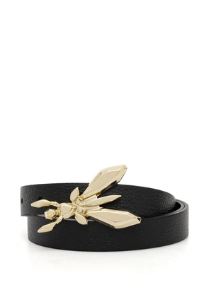 Patrizia Pepe logo-buckle belt - Black