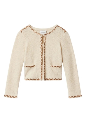 MARANT ÉTOILE Rochelle trim-detail cardigan - Neutrals