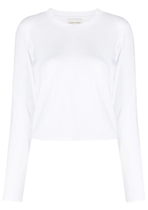 LouLou de Saison Masal long-sleeve cotton T-shirt - White