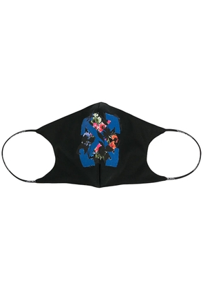 Off-White Arrows-motif face mask - Black