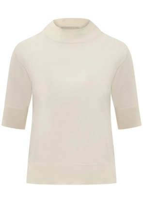 Jil Sander shot-sleeve T-shirt - White