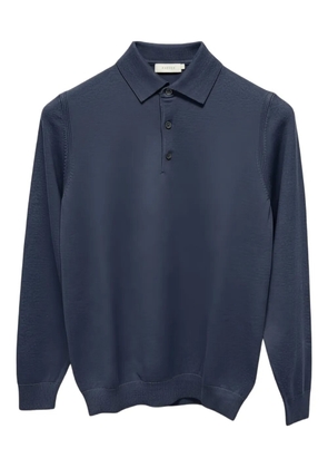 DIKTAT buttoned polo shirt - Blue