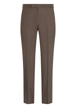Zegna Oasi Lino trousers - Brown