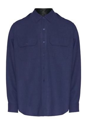 Maison Margiela wool shirt - Blue
