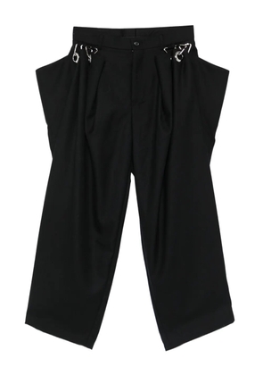Noir Kei Ninomiya pleated trousers - Black