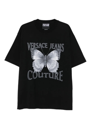 Versace Jeans Couture butterfly-print T-shirt - Black