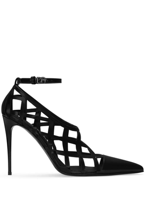 Dolce & Gabbana caged leather pumps - Black