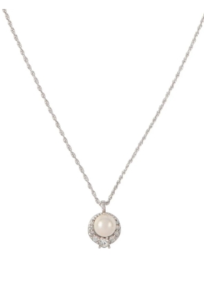Nina Ricci Pre-Owned 1990s pearl pendant necklace - Silver