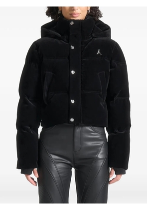Manière De Voir Maéva detachable-hood puffer jacket - Black