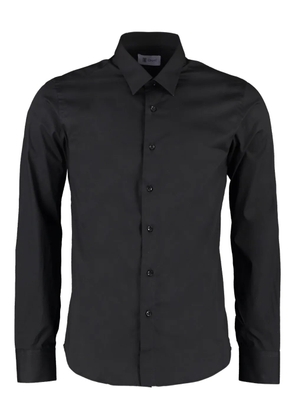 THE (Alphabet) buttoned-up cotton shirt - Black