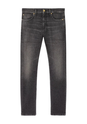 Versace La Medusa embroidery-detail jeans - Grey