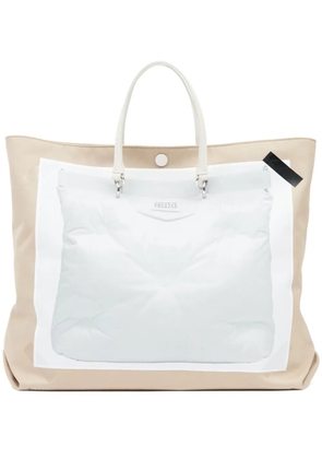 Maison Margiela Glam Slam trompe l'oeil-print tote bag - White