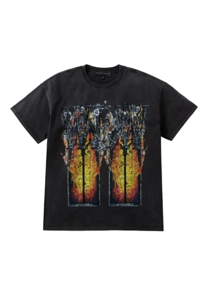 Who Decides War Ember Chapel T-shirt - Black