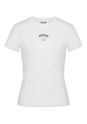 MOSCHINO JEANS logo-print T-shirt - White