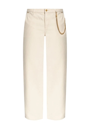 Michael Michael Kors logo-appliqué trousers - White