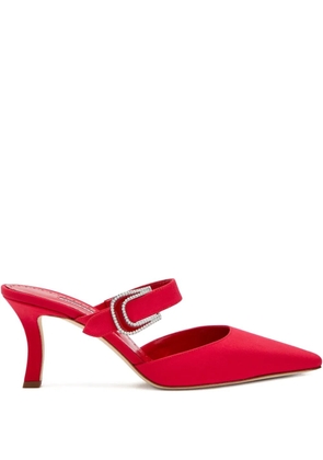 Manolo Blahnik 70mm Jabita mules - Red